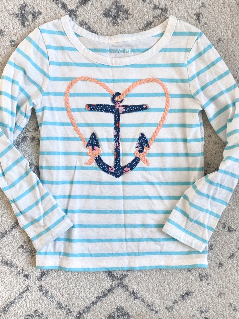 Cherokee Nautical Striped Tee